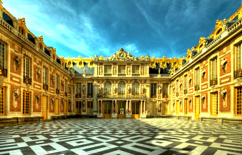 La Corte di Marmo a Versailles