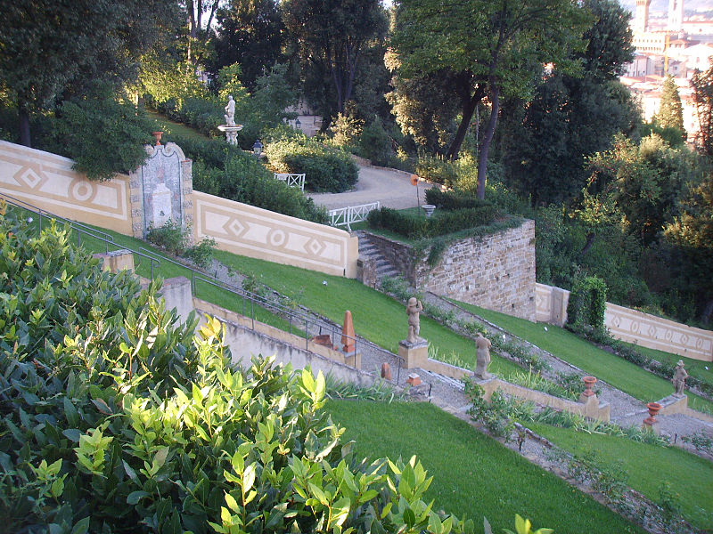 Dettaglio giardino Bardini in Toscana