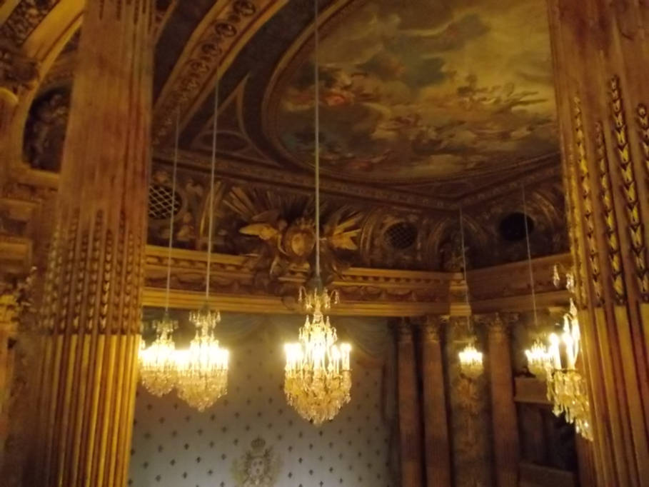 Vista sul sipario di Versailles