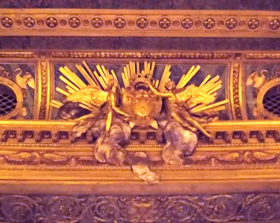 sopra palcoscenico Opera Versailles
