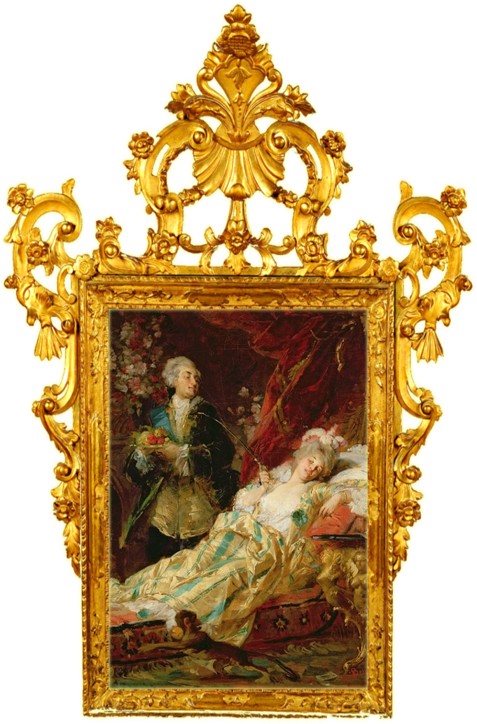Luigi XV e Madame du Barry