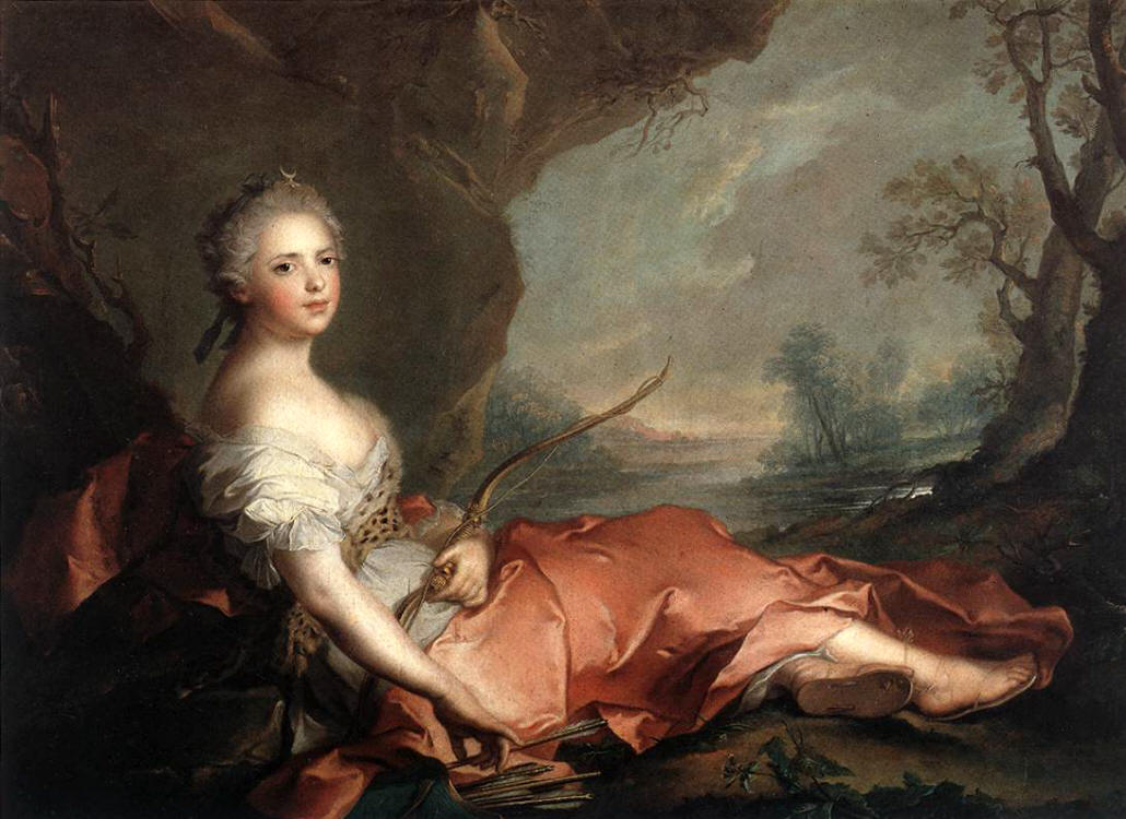 Madame Adelaide in abiti della Dea Diana