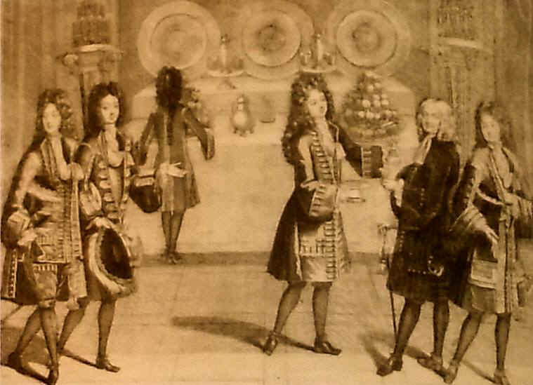 Una delle attivit nelle Serate d'Appartamento a Versailles