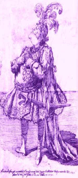 Antonio Maria Bernacchi - caricatura Ghezzi