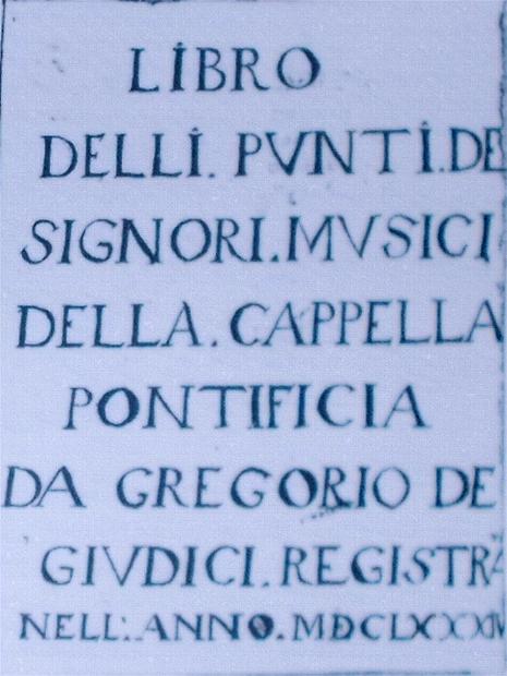 Libro delli Punti - 1684 di Don Gaetano de Giudici