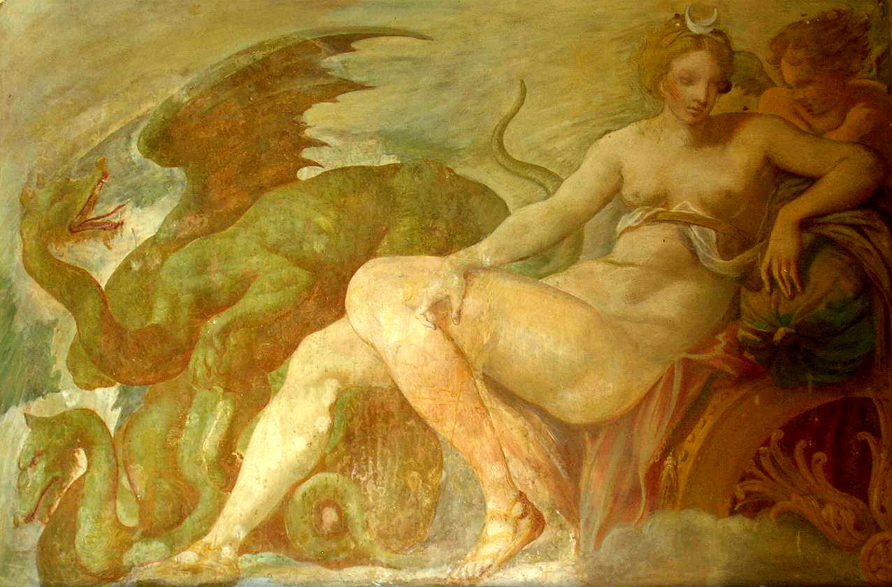 Semele e i draghi di protezione di Giove
