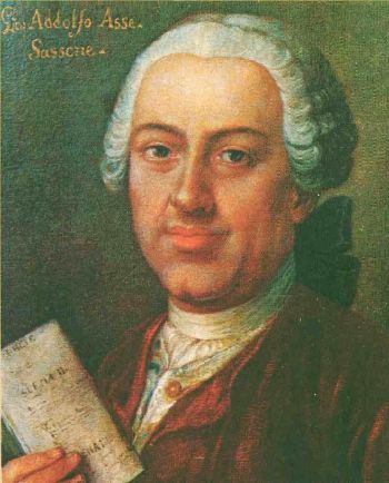 Johann Adolf Hasse, ritratto di anonimo