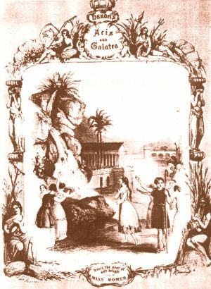 Acis and Galathes  Londra, Drury Lane, 1842