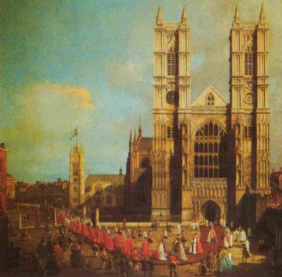 Abbazia di Westminster, Canaletto 1749