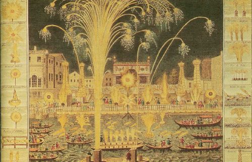 Fuochi d'artificio sul Tamigi, 1749