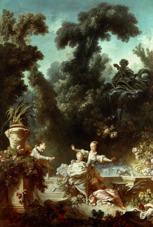 La pursuite - Fragonard