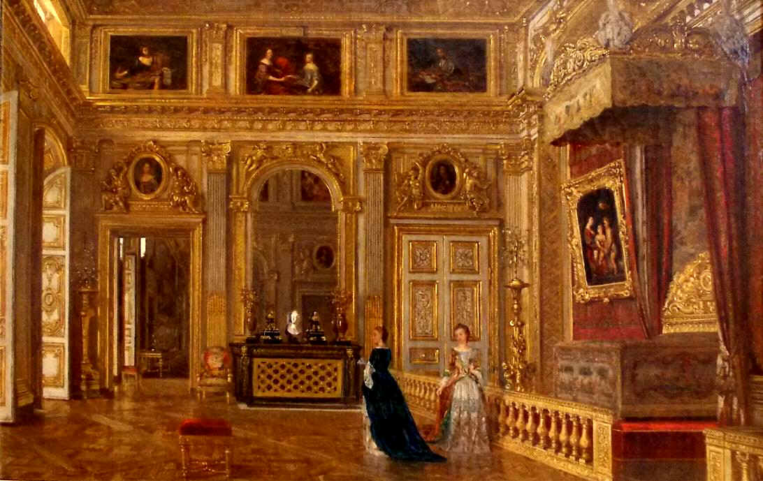 La Camera del Re  al centro della Reggia: qui tutto ha inizio e tutto ha fine della giornata