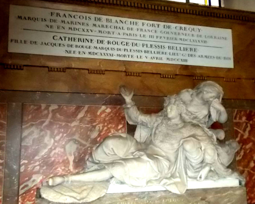 Monumento Funebrealla Famiglia de Crequi e dei Plessis-Beliére nella chiesa di Saint-Roch