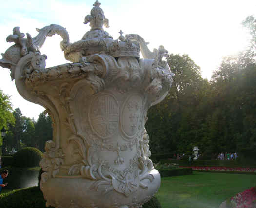 Vaso del Parterre de La Fama