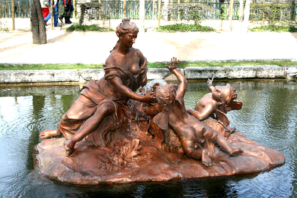 Fontana Abanico o Ventaglio ed asse Andromeda