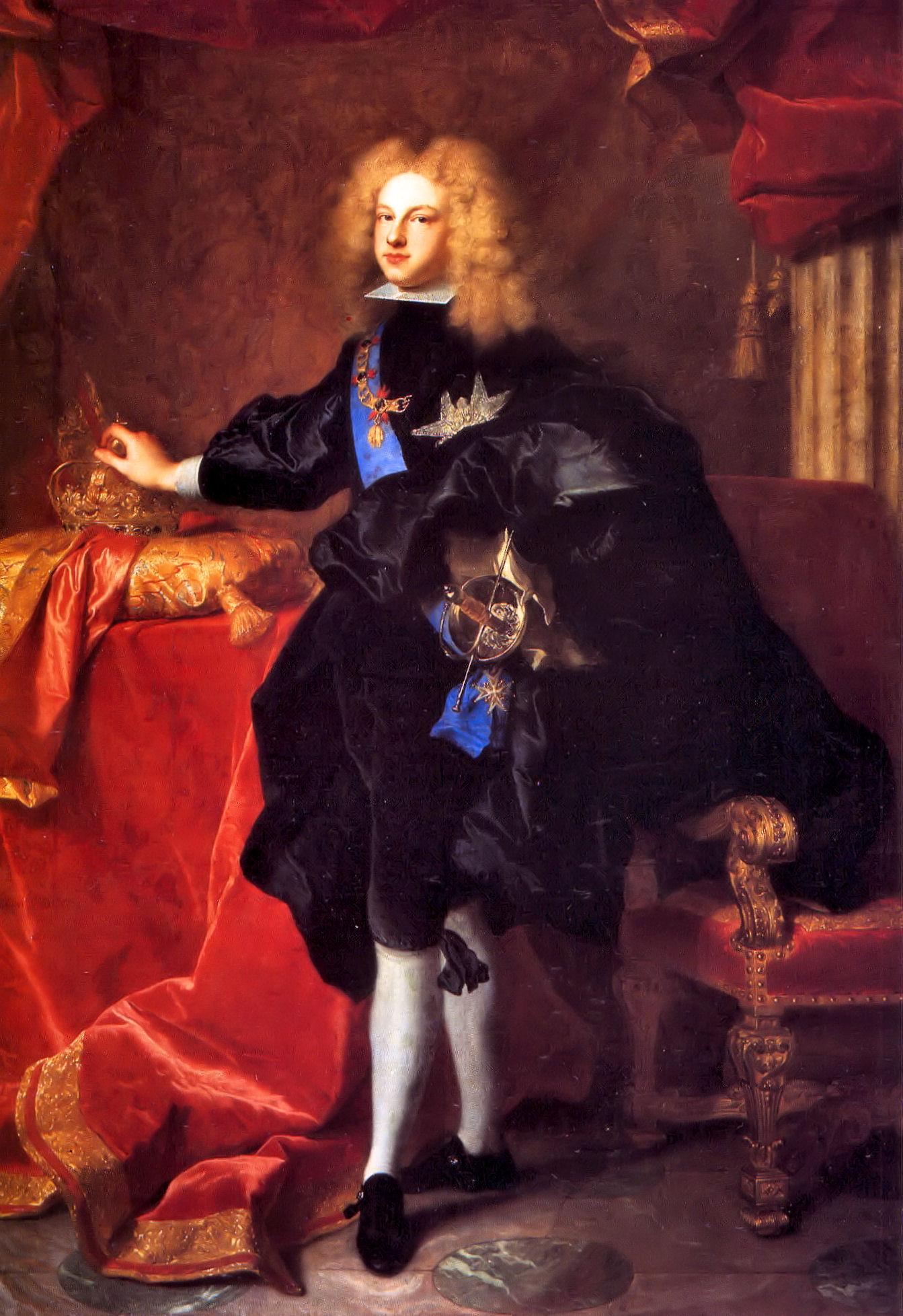 Il giovane Duca d'Anjou, futuro Filippo V