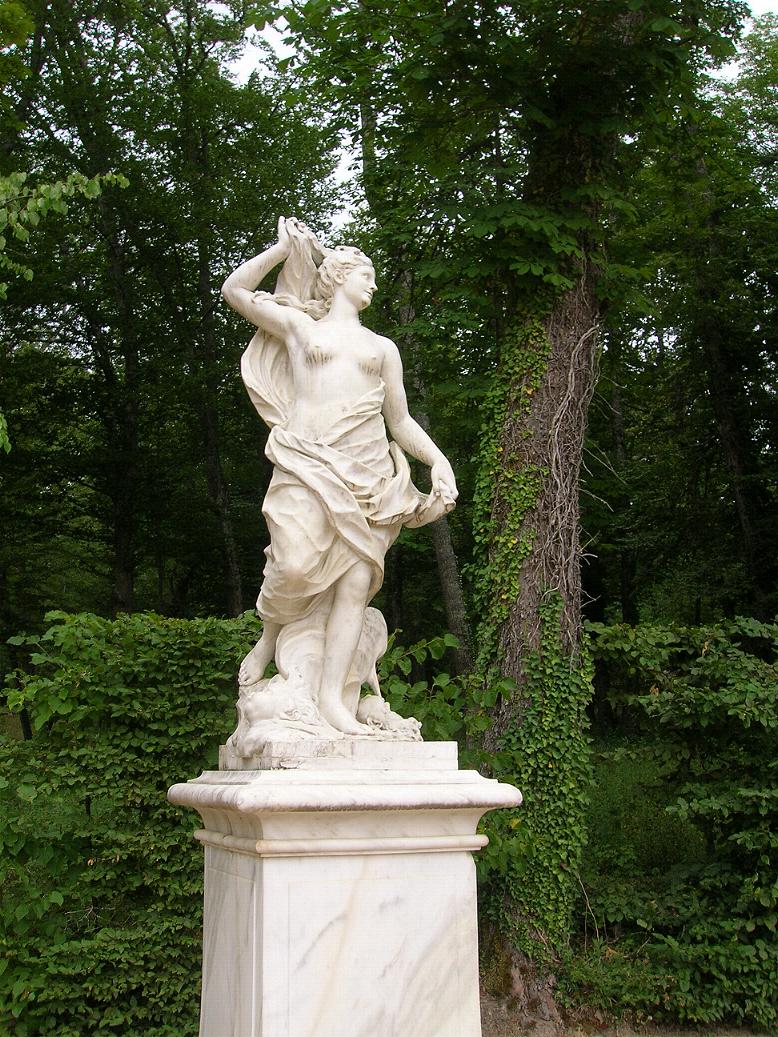 Una statua del Giardino de La Granja de San Ildefonso