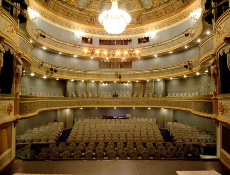 Interno del Teatro di Montansier a Versailles