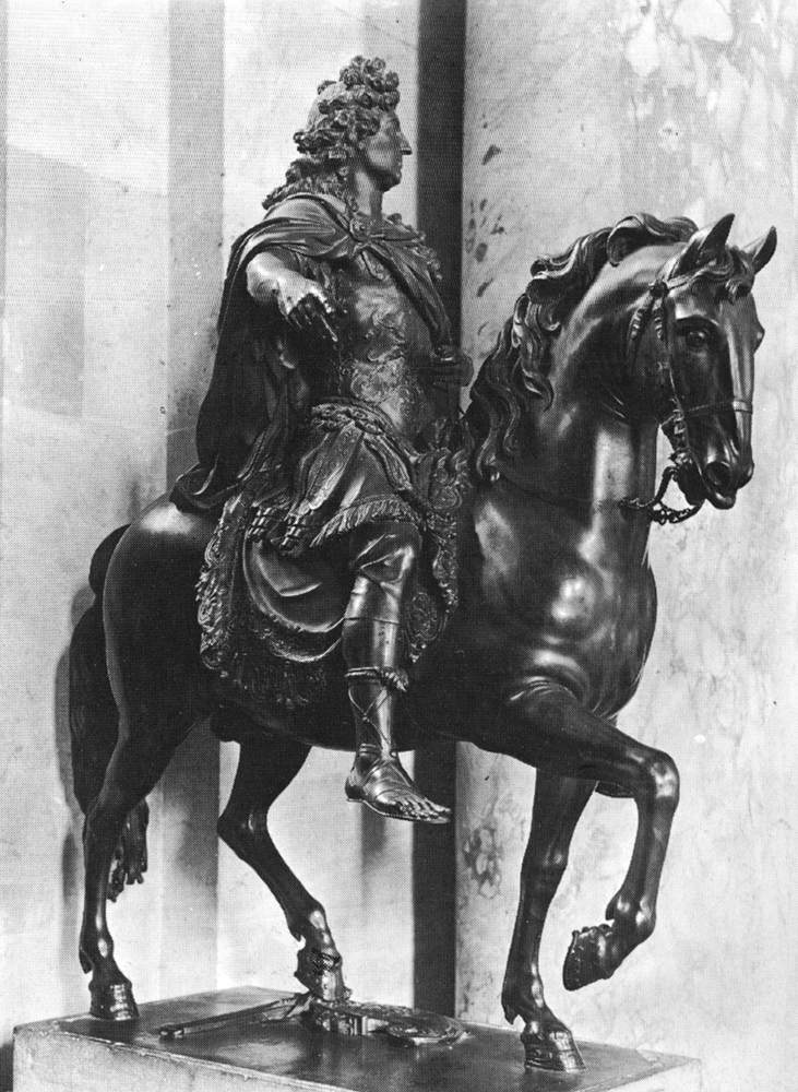 Luigi XIV a cavallo - opera di Franois Girardon al Louvre