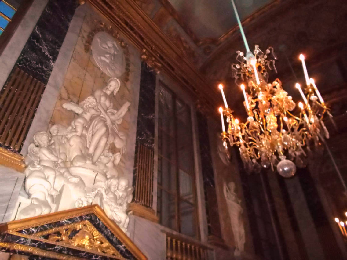 Foyer dell'Opera Royale di Versailles - scorcio del Foyer