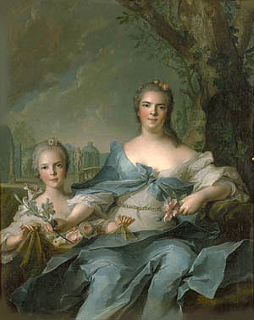 Elisabeth de France e sua figlia maggiore >Isabella