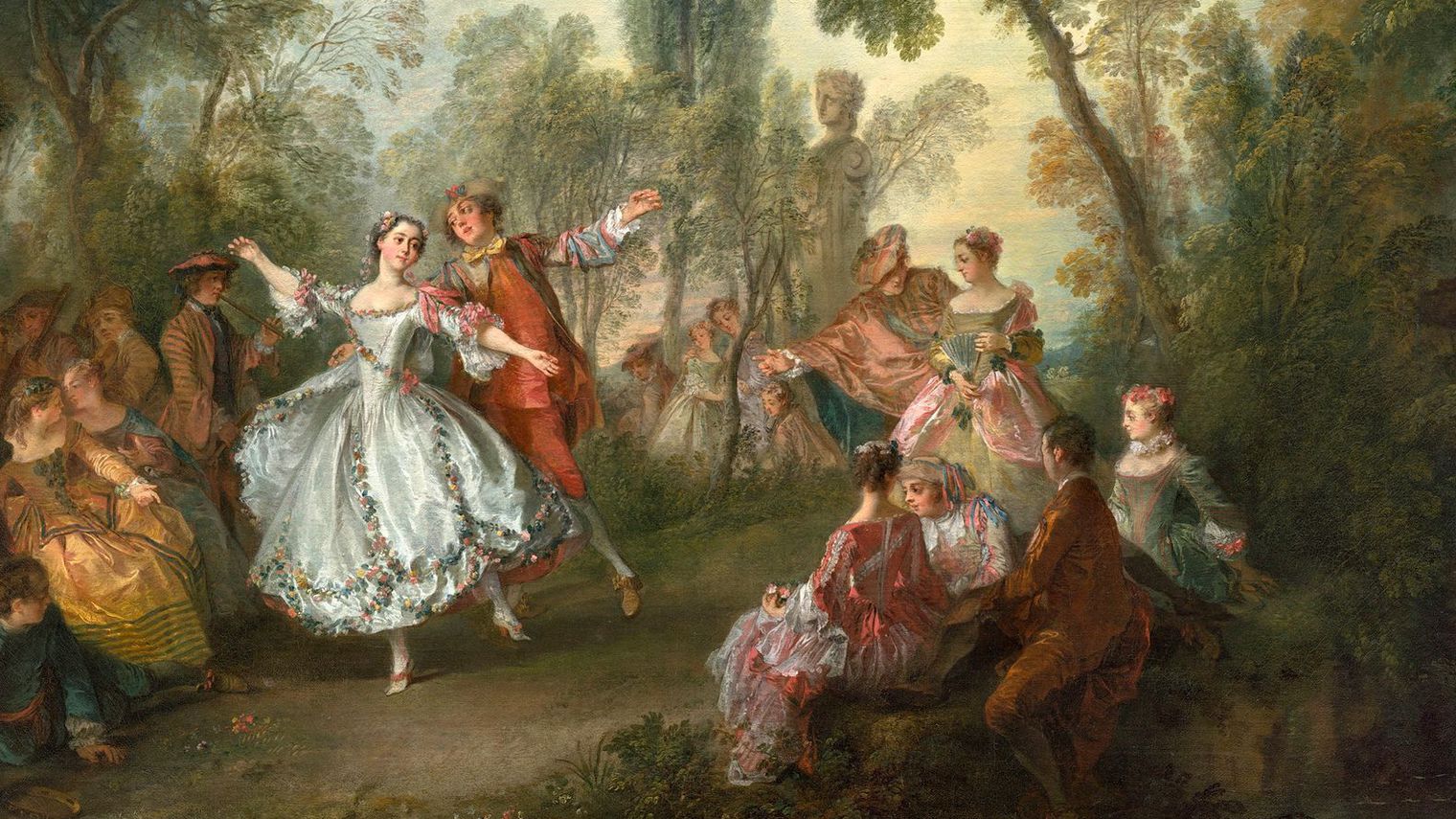 Мазурка на балу звуки барабана. Танец, Антуан Ватто, (1721). Антуан Ватто Арлекин и Коломбина. Рококо живопись Ватто.