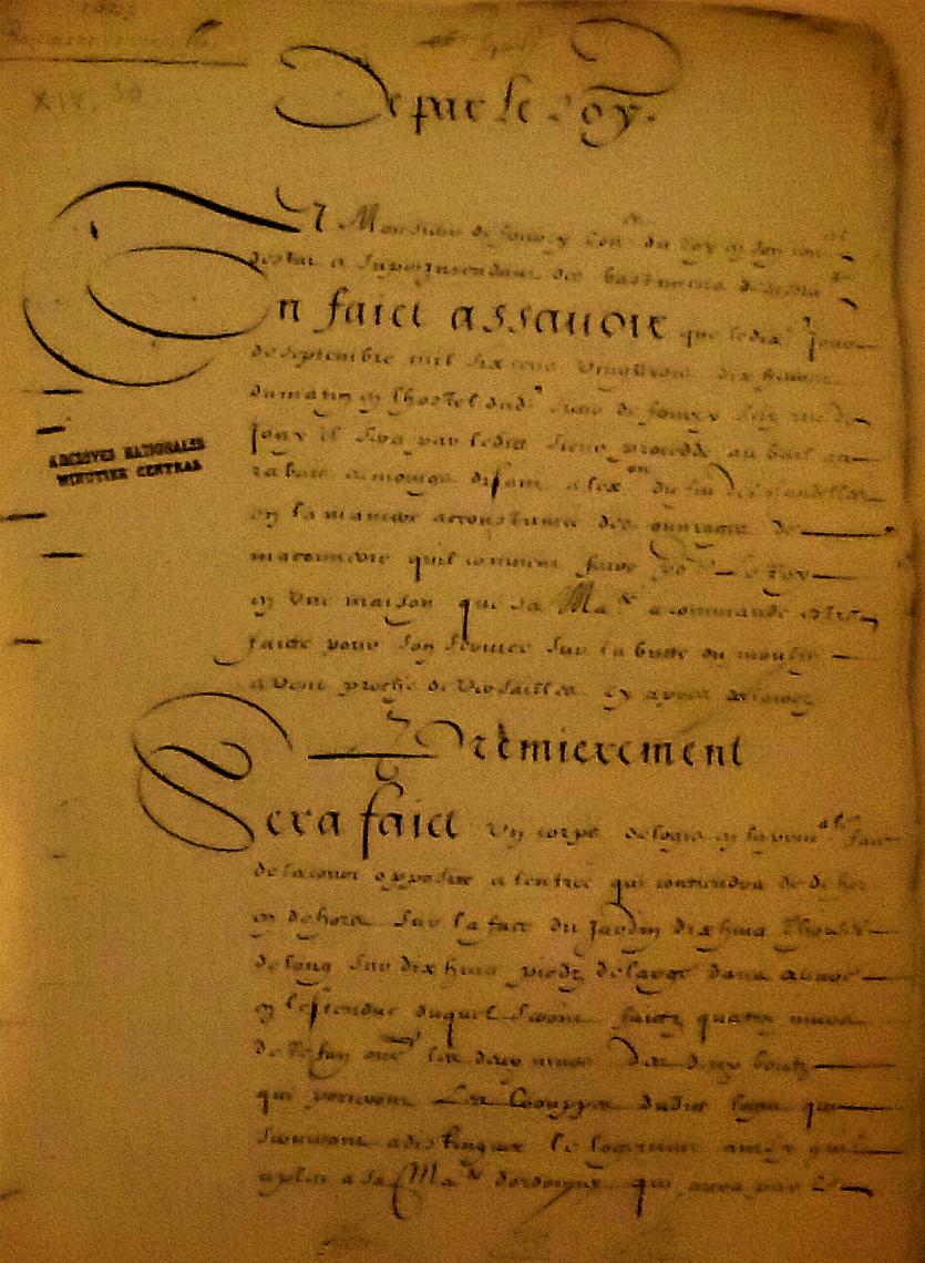 Costituzione della Casa del Re Luigi XIII