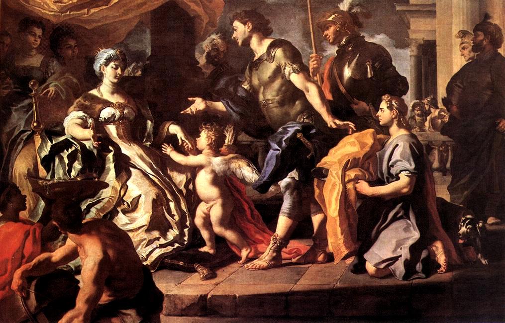 Didone riceve Enea - Francesco Solimena