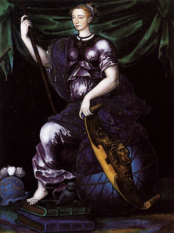Margherita di Francia, nei panni di Minerva - Jean de Court - 1555