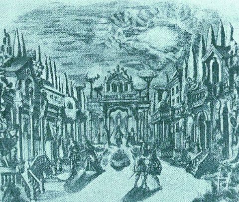 scena da SERVIO TULLIO, opera di Agostino Steffani