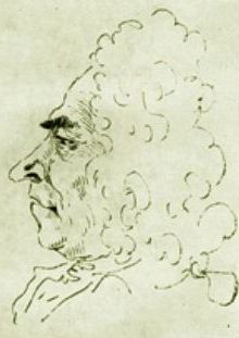 Francesco Gasparini, disegno di Pier Leone Ghezzi