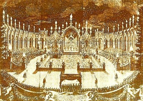 Scenografia da Euleo Festeggiante, cantata di Bononcini