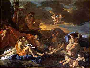 Aci e Galatea, by Poussin